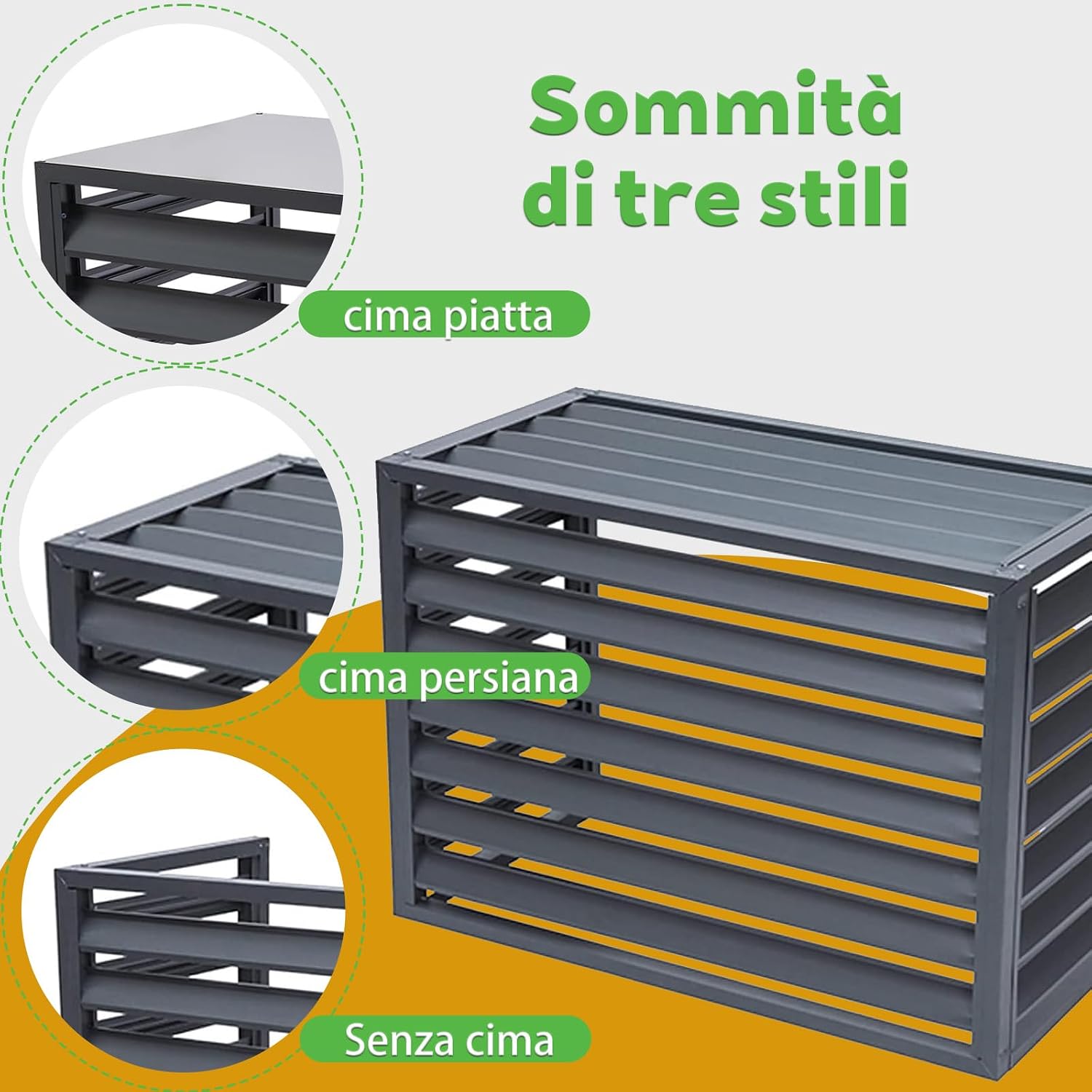  Housse Universelle 5 Plis Pour Climatiseur Résistant Aux Intempéries - Protection Contre Les Intempéries - Pour Unité Extérieure - 150 X 70 X 120 Cm - Housse Imperméable Pour Unité De Climatisation