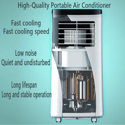  Climatiseur Portable Smart AC Unit Télécommande Déshumidificateur De Refroidissement Rapide Mode De Sommeil Silencieux Kit De Fenêtre De Minuterie 24H Inclus Pour Le Bureau à Domicile De Chambre à Cou