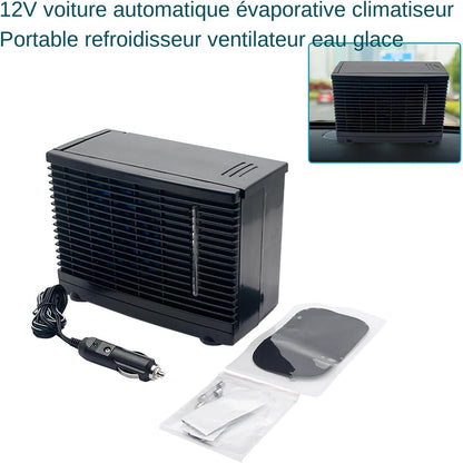  Ventilateur De Climatisation Portable Pour Voiture,Ventilateur Mobile De Rafraîchissement Pour Automobile - Appareil De Rafraîchissement Évaporatif 12V Avec Réservoir D'Eau Pour Intérieur Extérieur Dé
