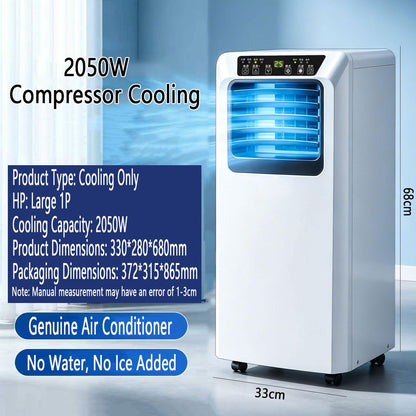 Climatiseur Portable 8000 BTU Unité De Climatisation Silencieuse Avec Refroidissement, Déshumidificateur Et Ventilateur Pour Les Chambres Jusqu'à 300 Pieds Carrés, Télécommande, Minuterie 24h, Kit De
