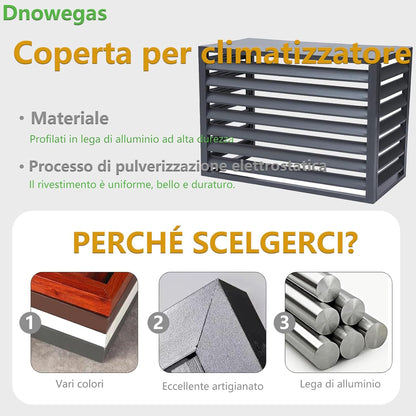  Housse Universelle 5 Plis Pour Climatiseur Résistant Aux Intempéries - Protection Contre Les Intempéries - Pour Unité Extérieure - 150 X 70 X 120 Cm - Housse Imperméable Pour Unité De Climatisation