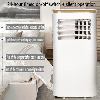 GENERIC Petit Climatiseur Portable - Déshumidificateur Intégré - 30 M² - Climatiseur Mobile Silencieux Avec Kit De Fenêtre Et Télécommande - Unité De Refroidissement Oscillante à 120° Avec 2 Vitesses Et 3