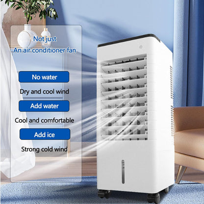 GENERIC Refroidisseur D'air Portable Compact Avec 3 Vitesses Et Brive, Ventilateur D'évaporation Ultra Silencieux Pour Le Bureau à Domicile, Télécommande, Réservoir D'eau De Remplissage Supérieur, Dispositif