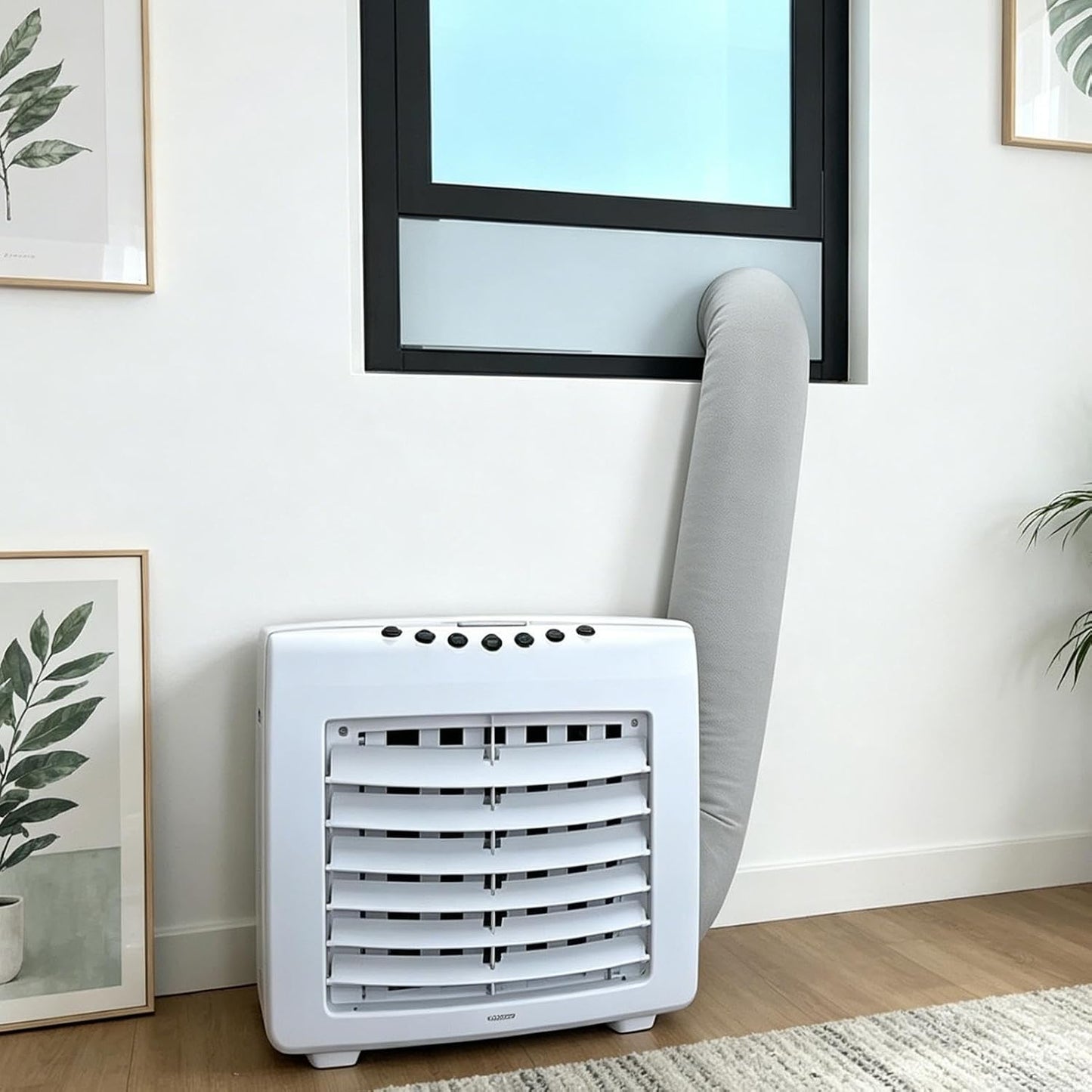  Gaine Isolante Pour Tuyau De Climatiseur Portable - Anti-Poussière Calorifugé Résistant UV | Gaine D'Évacuation Pour Climatiseur Portable | Pour Refroidissement, Entretien, Protection Intérieure, Mais