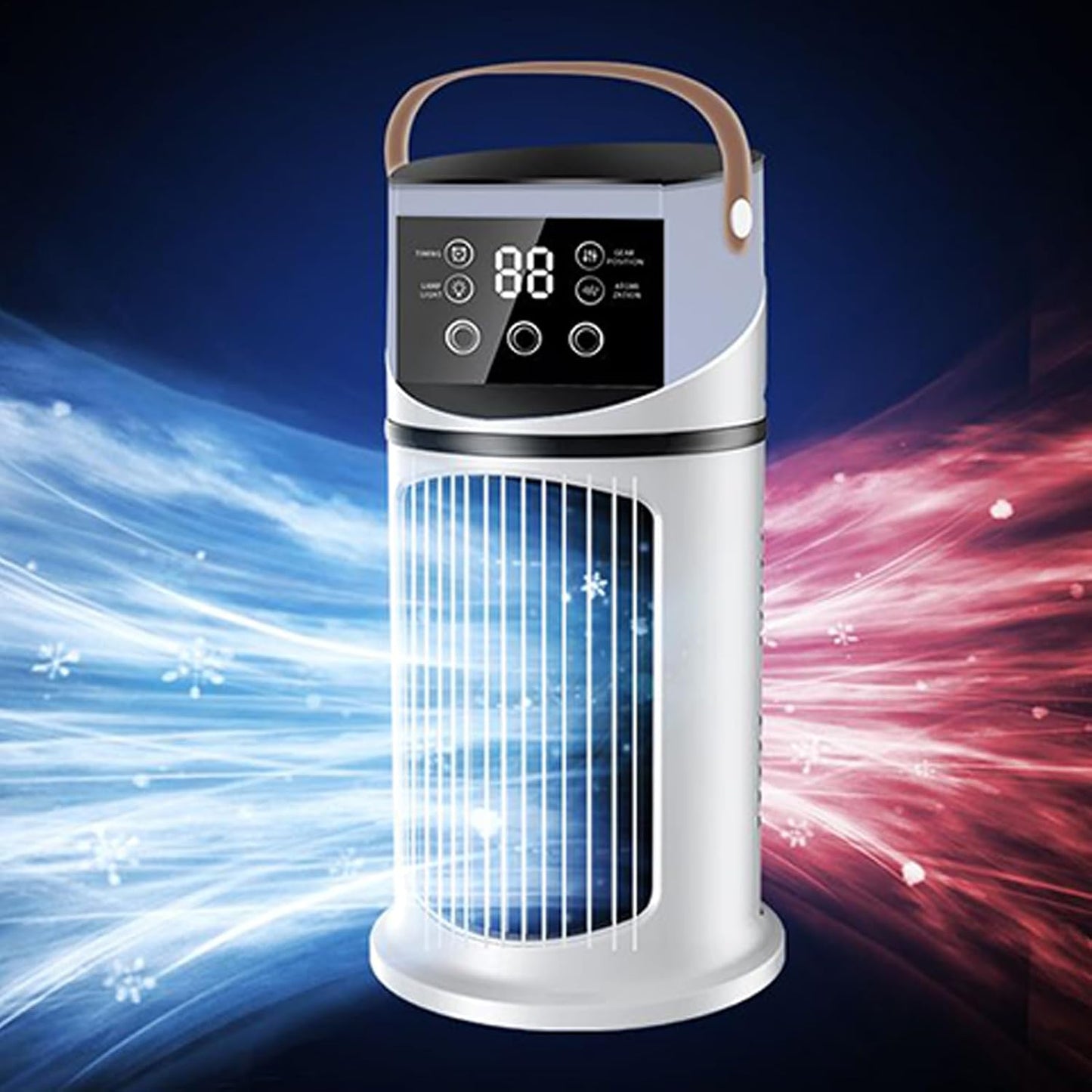  Climatiseur Portable Avec Ventilateur - Ventilateur Personnel Évaporatif Souffleur D Air,Rafraîchisseur Évaporatif Pour Bureau Chambre Voiture Bureau Camping Dortoir