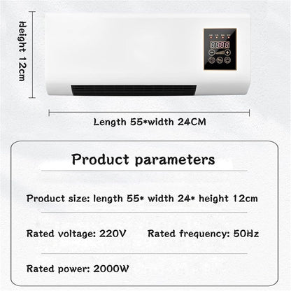 Mini Climatiseur Split Avec Télécommande, Machine Murale Portable Pour Chambre à Coucher Et Bureau, Fonctionnement Du Silencier, Minuterie 8h, Refroidissement Et Chauffage, Compact Et Efficace Sur Le