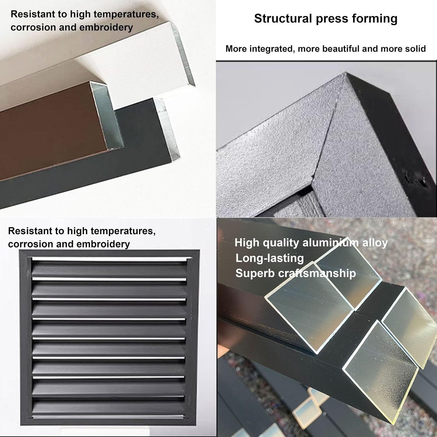 GENERIC Housse En Aluminium Pour Climatiseur Extérieur – Protection De Pompe à Chaleur Avec Clôture D'installation Facile Pour Une Résistance Aux Intempéries Et Une Durabilité Accrue