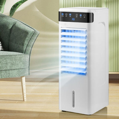 GENERIC Réservoir De Refroidissement à évaporation Portable 5L, Télécommande Et Minuterie, Pivotant à 120°, Calme Pour Le Bureau De La Chambre, Refroidissement Efficace En été