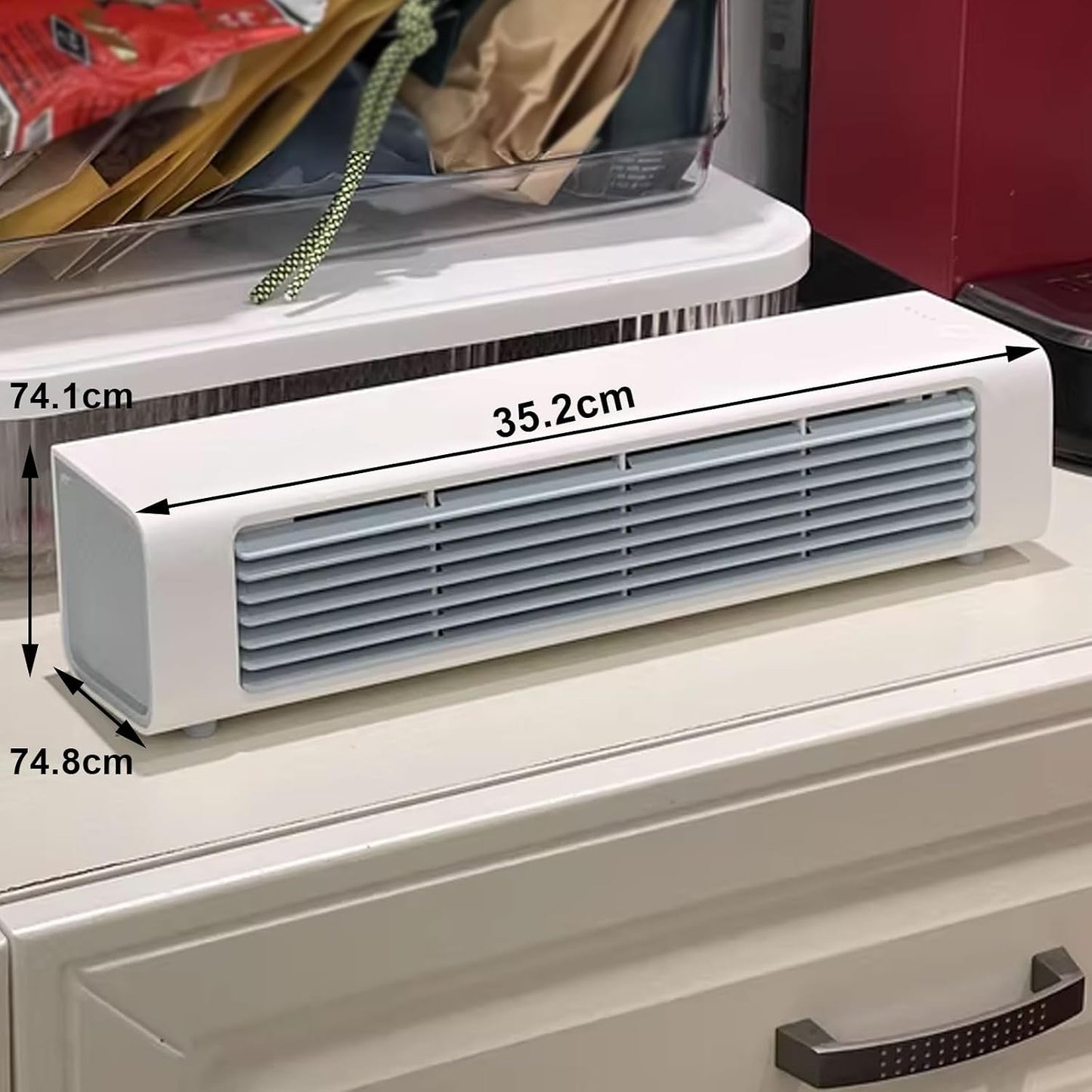  Ventilateur De Support Mural Sans Fenêtre Nécessaire, Circulateur D'air Sans Lame Portable Avec Télécommande, Système De Refroidissement De Bureau Silencieux Pour Le Dortoir De Bureau De Chambre à Cou