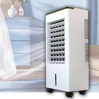 GENERIC Refroidisseur D'air Portable Compact Avec 3 Vitesses Et Brive, Ventilateur D'évaporation Ultra Silencieux Pour Le Bureau à Domicile, Télécommande, Réservoir D'eau De Remplissage Supérieur, Dispositif