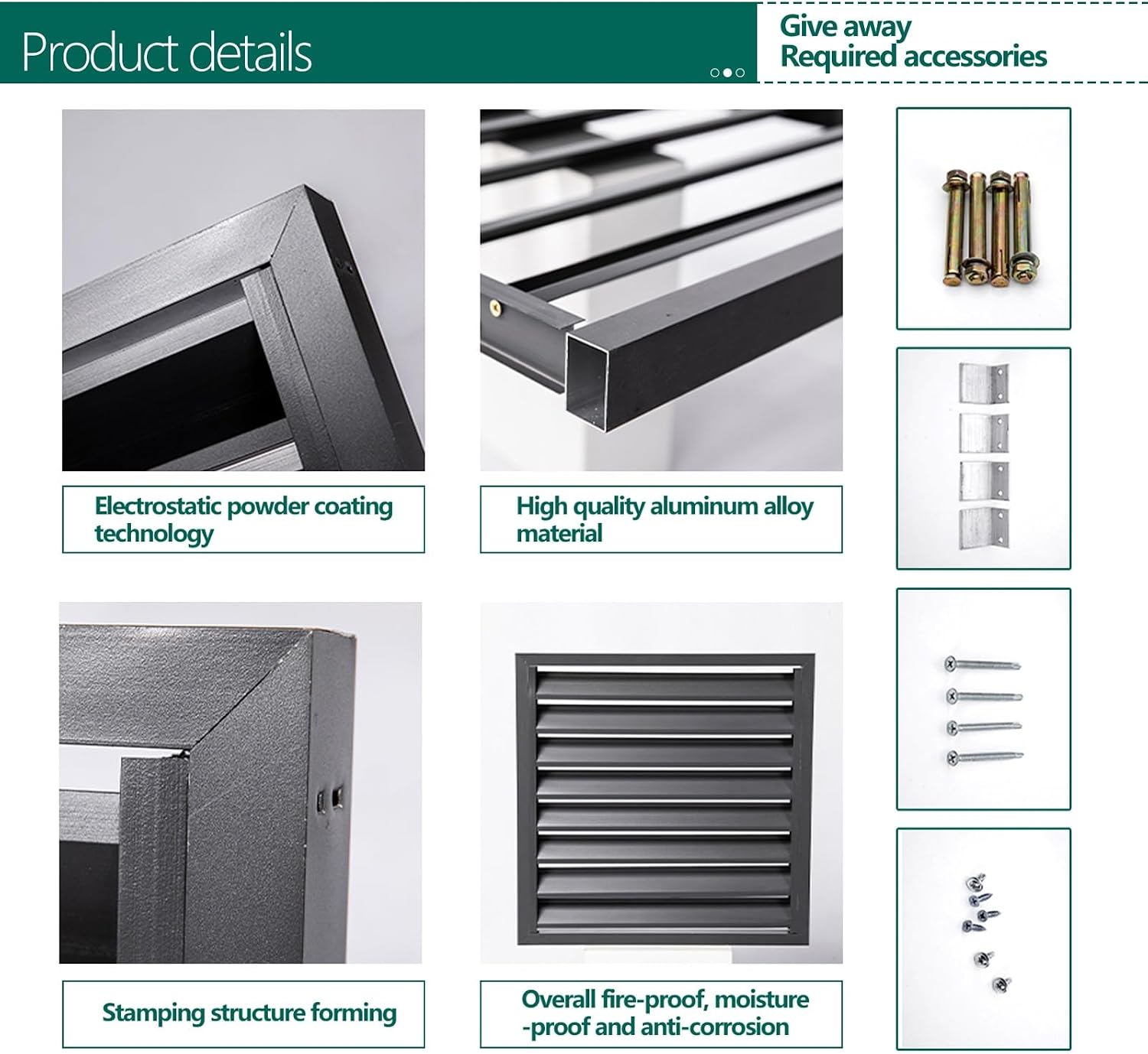 GENERIC Housse De Protection En Aluminium Pour Climatiseur Extérieur - Mini Condensateur Divisé - Résistant Aux Intempéries - Pour 2 Systèmes 3P - Blanc Et Design élégant