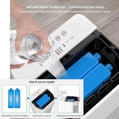 GENERIC Refroidisseur D'air Portable Compact Avec 3 Vitesses Et Brive, Ventilateur D'évaporation Ultra Silencieux Pour Le Bureau à Domicile, Télécommande, Réservoir D'eau De Remplissage Supérieur, Dispositif