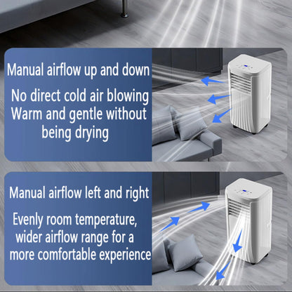  Climatiseur Portable, Refroidisseur D'évaporation 8000 BTU Avec Déshumidificateur Et Ventilateur.Dispose D'Une Télécommande, 120 Oscillation, Mode Sommeil Tranquelle.Idéal Pour La Chambre, Bureau, Usa