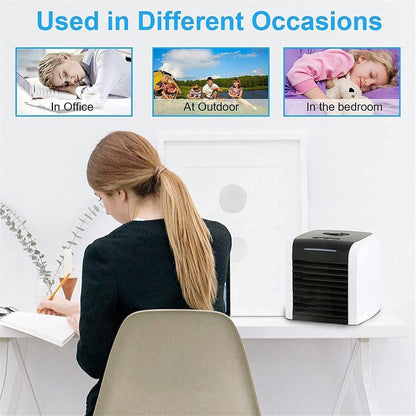  DieffematicKTY Climatiseur Mobile Portable Air Conditioners, Personal Air Coolers, Small Evaporative Coolers, Silent Mini Fans