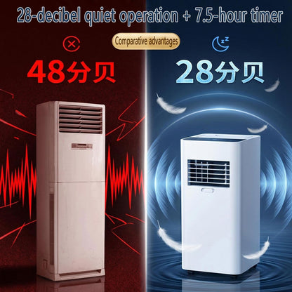  7000 BTU Climatiseur Portable Pour Grandes Pièces Et Chambres Jusqu'à 300 Sq.Ft Ultra Silencieux 30dB Smart AC Unit Ventilateur De Refroidissement Avec Ventilateur De Déshumidificateur Mode De Sommeil