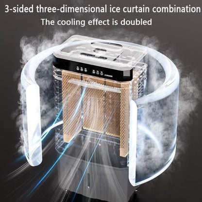 GENERIC Refroidisseur D'évaporation Portable 45L Avec Télécommande, 12H Minuterie, 3 Modes Et Fonctionnement Silencieux, Refroidissement à Air Mobile Sans Tuyau D'échappement Pour La Chambre Et Le Bureau