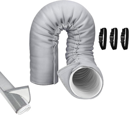  Gaine Isolante Pour Tuyau De Climatiseur Portable - Anti-Poussière Calorifugé Résistant UV | Gaine D'Évacuation Pour Climatiseur Portable | Pour Refroidissement, Entretien, Protection Intérieure, Mais