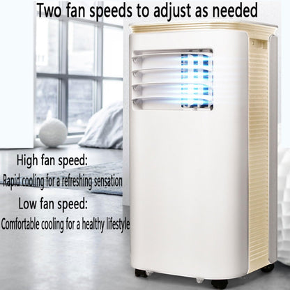 GENERIC Petit Climatiseur Portable - Déshumidificateur Intégré - 30 M² - Climatiseur Mobile Silencieux Avec Kit De Fenêtre Et Télécommande - Unité De Refroidissement Oscillante à 120° Avec 2 Vitesses Et 3