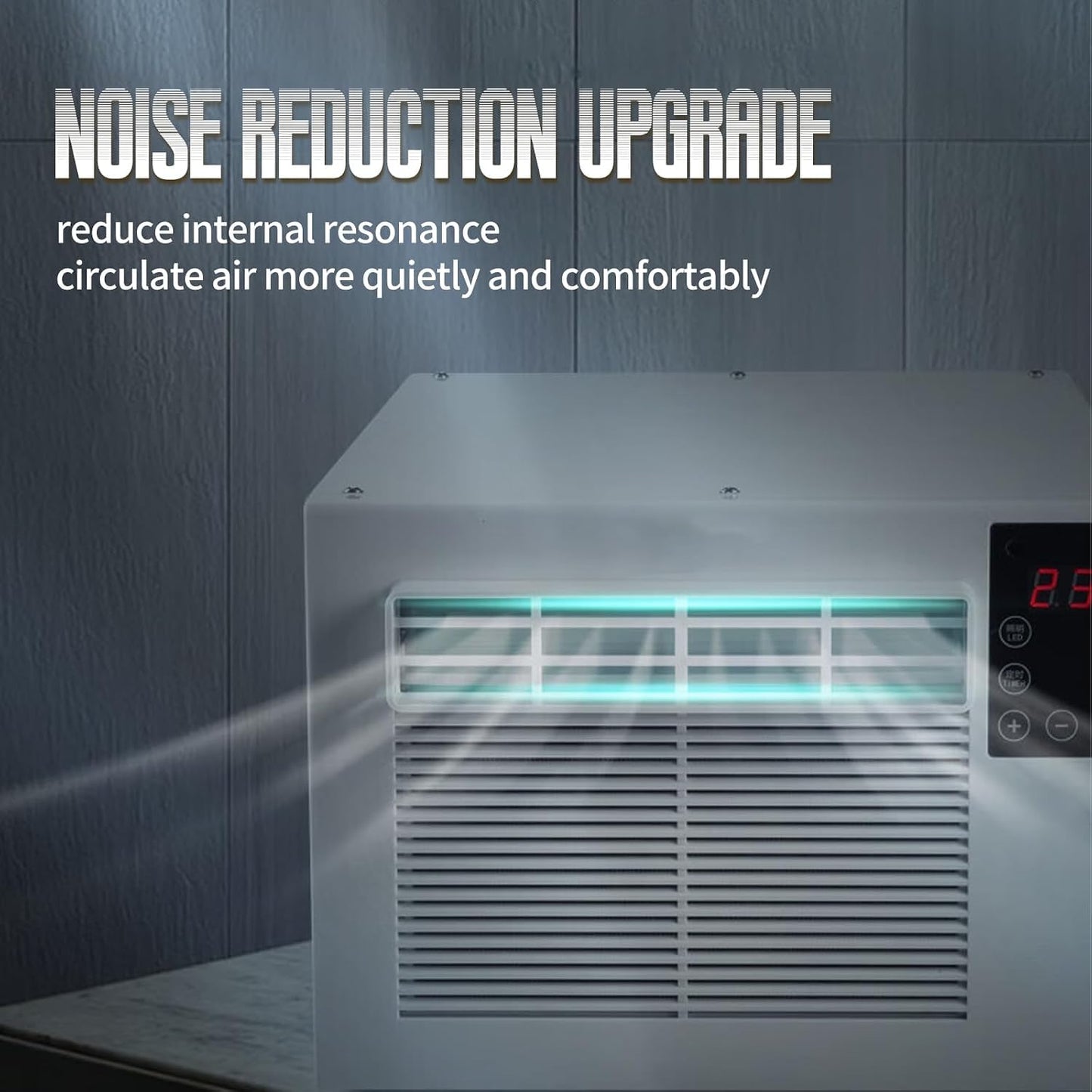  Climatiseur Portable 1900 BTU, 550W Déshumidificateur Avec Roulettes, Unité De Climatisation Silencieuse Pour Le Dortoir De Chambre, Mini Ventilateur énergétique Avec Télécommande Et Conduit D'échappe