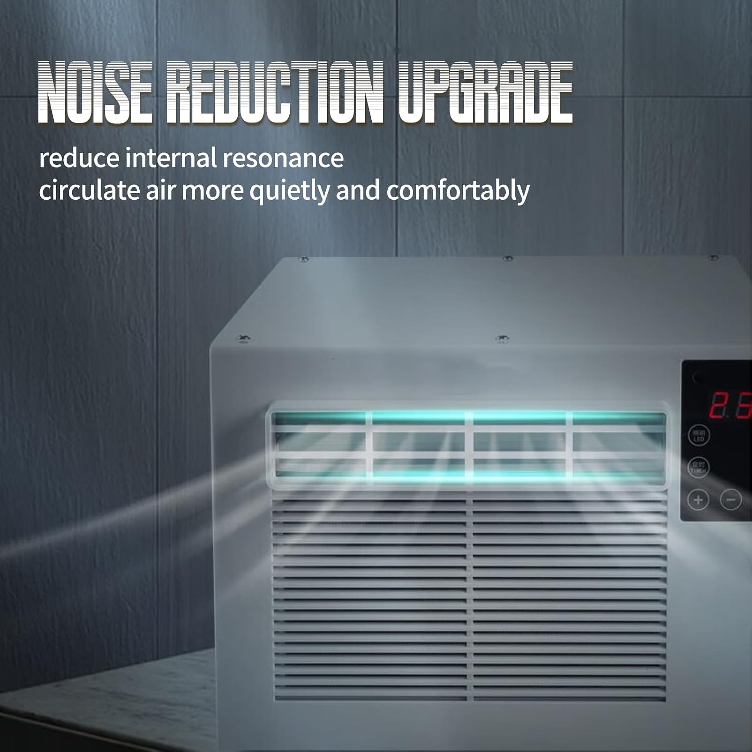  Climatiseur Portable 1900 BTU, 550W Déshumidificateur Avec Roulettes, Unité De Climatisation Silencieuse Pour Le Dortoir De Chambre, Mini Ventilateur énergétique Avec Télécommande Et Conduit D'échappe