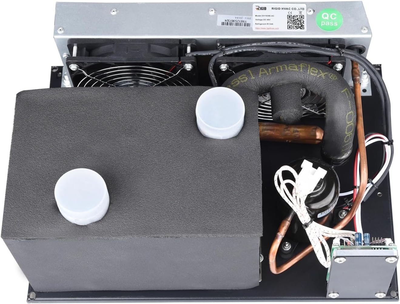 Climatiseur Micro-CC, 550 W, Refroidissement Compact For Petits Espaces, Véhicules électriques, Cabines, 24 V, R134A, Prêt à L'emploi, Léger, Faible Vibration