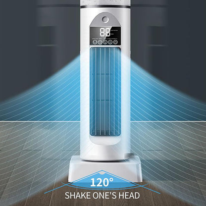  Ventilateur De Refroidissement Pour Climatiseur, Unité De Climatisation Avec Affichage Numérique, Refroidisseur Oscillant Silencieux, 6 Vitesses, Avec Télécommande Et Réservoir D'eau, Minuterie De 6