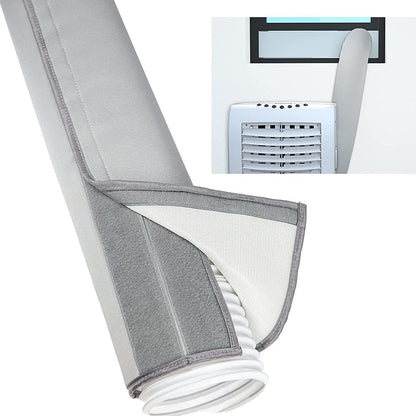  Gaine Isolante Climatisation,Protection Pour Climatiseur Portable, Résistant UV Et Anti-Poussière, Manchon Flexible Isolant Anti-Poussière Pour Refroidissement, Entretien, Protection Intérieure