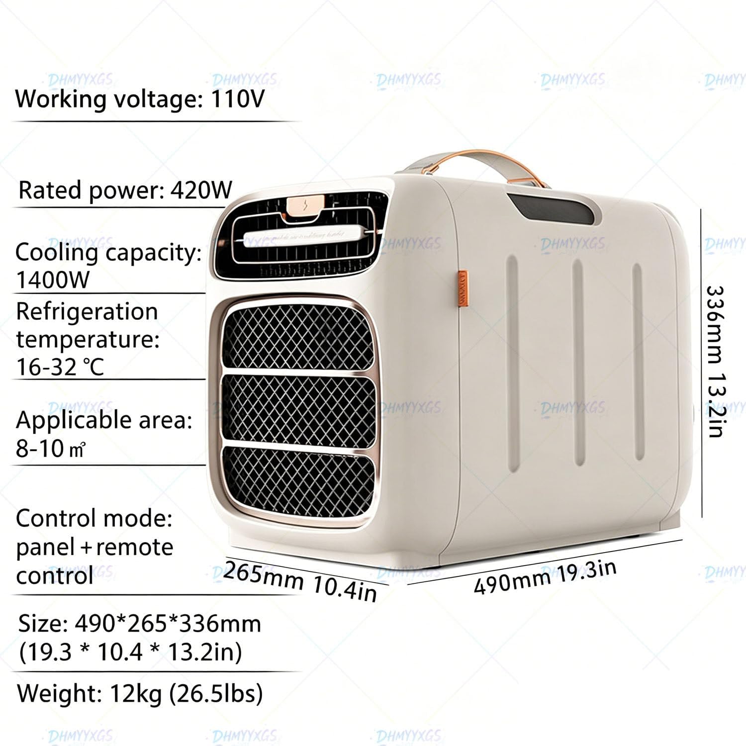  Climatiseur D’extérieur Portable Camping-Car,Système Climatisation Nomade Silencieux,Commande Tactile Et Minuterie,pour Tente Chambre Voiture SUV Et Bus Loisirs Onlycooling