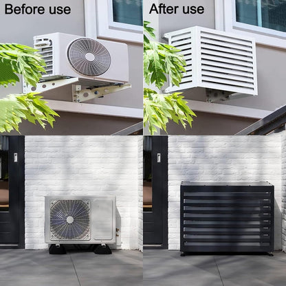  Housse D'extérieur En Aluminium Pour Unité De Climatisation – Grilles De Protection Pour Climatiseurs Et Pompes à Chaleur – Boîtier Polyvalent Pour Poubelle Et Support De Fleurs Résistant Aux