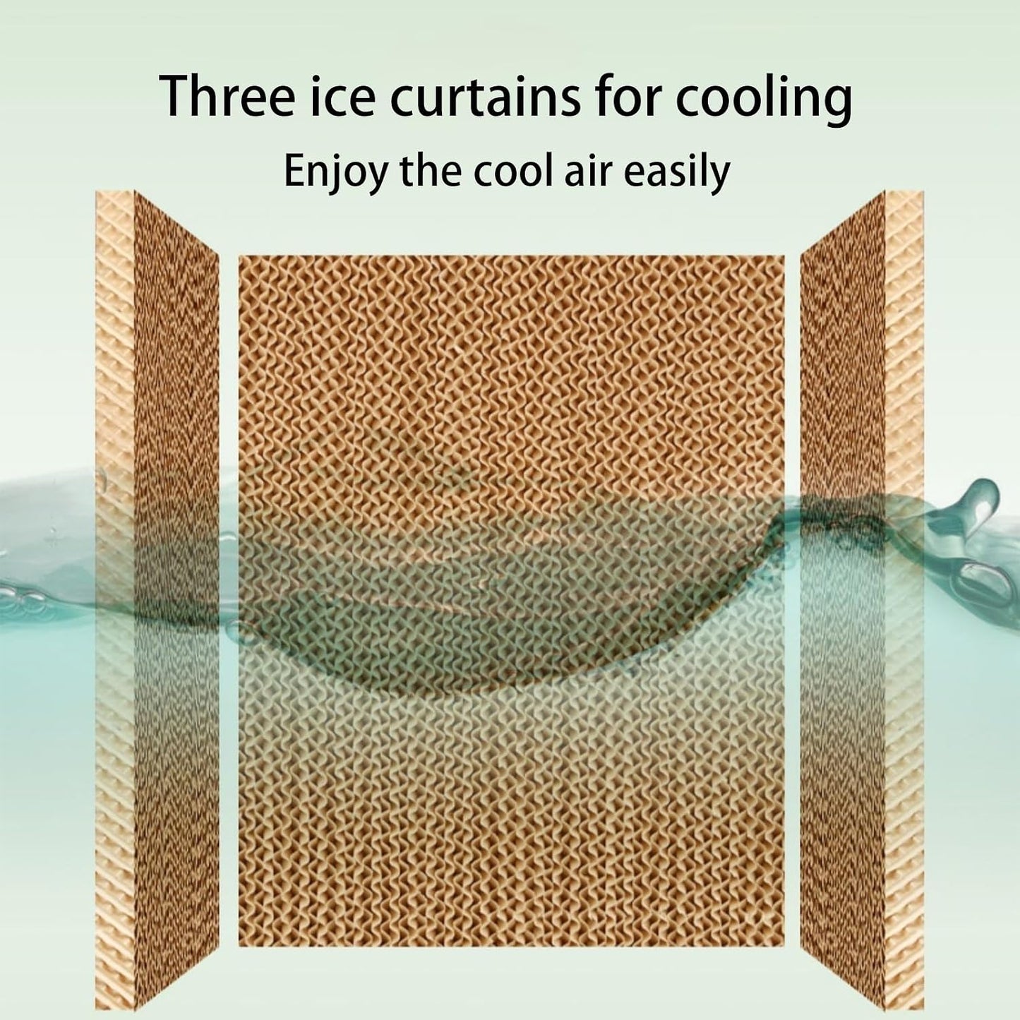  Refroidisseur D'air Par Évaporation, Refroidisseur De Marais Portable Avec Réservoir D'eau, Climatiseur Sans Fenêtre À 3 Vitesses Pour Garage, Cour, Utilisation Commerciale