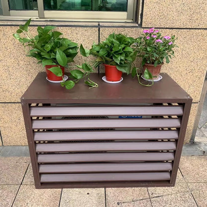  Housse De Protection Pour Climatiseur Extérieur – Clôture D'intimité Antivol Toutes Saisons – Protection Pour Unités Climatiques Extérieures – Résistant Aux Intempéries Et Design élégant