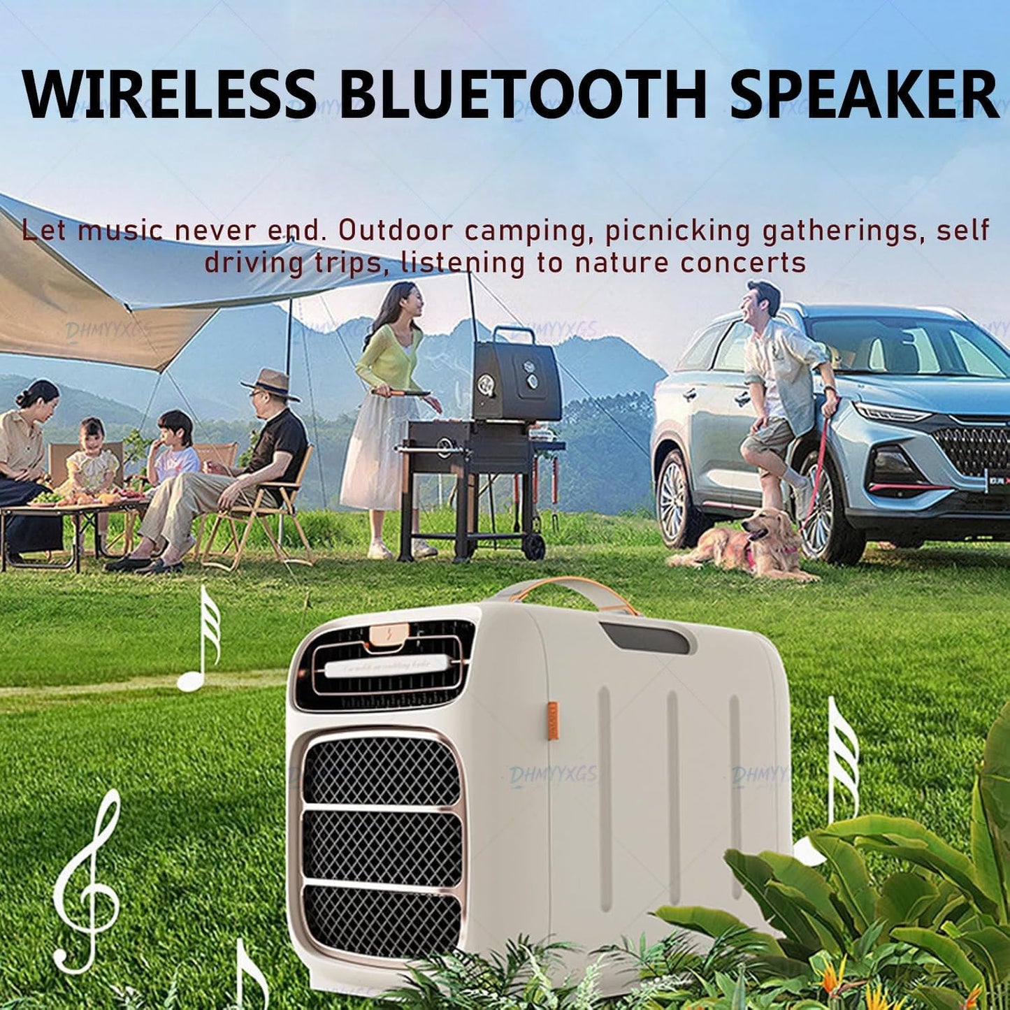  Climatiseur D’extérieur Portable Camping-Car,Système Climatisation Nomade Silencieux,Commande Tactile Et Minuterie,pour Tente Chambre Voiture SUV Et Bus Loisirs Onlycooling