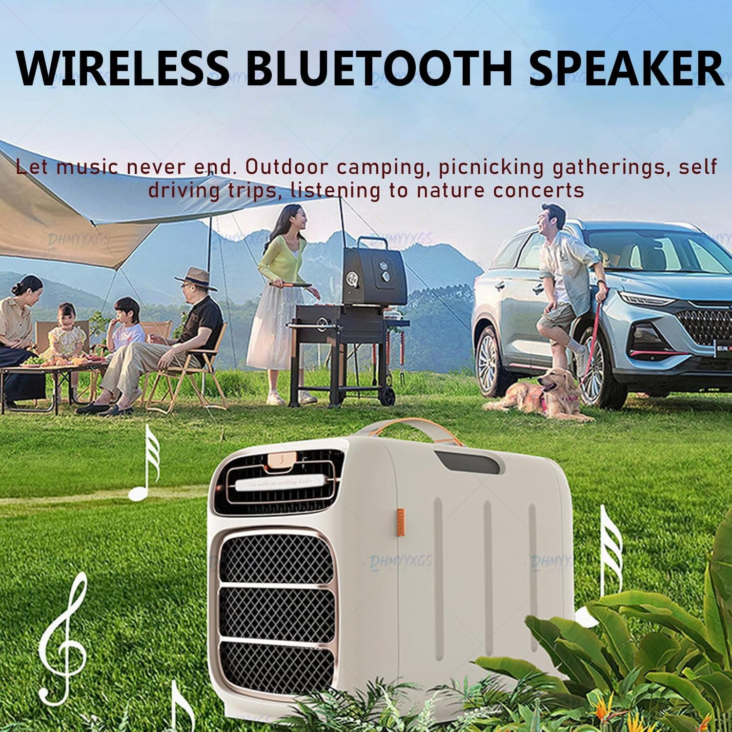  Climatiseur D’extérieur Portable Camping-Car,Système Climatisation Nomade Silencieux,Commande Tactile Et Minuterie,pour Tente Chambre Voiture SUV Et Bus Loisirs Onlycooling