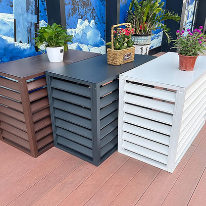 GENERIC Housse De Protection Pour Climatiseur Extérieur, Anti-vol, Protection Contre Les Intempéries, Protection Pour Climatisation